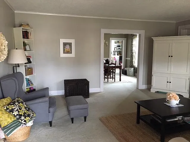 Previous renter decor living room.