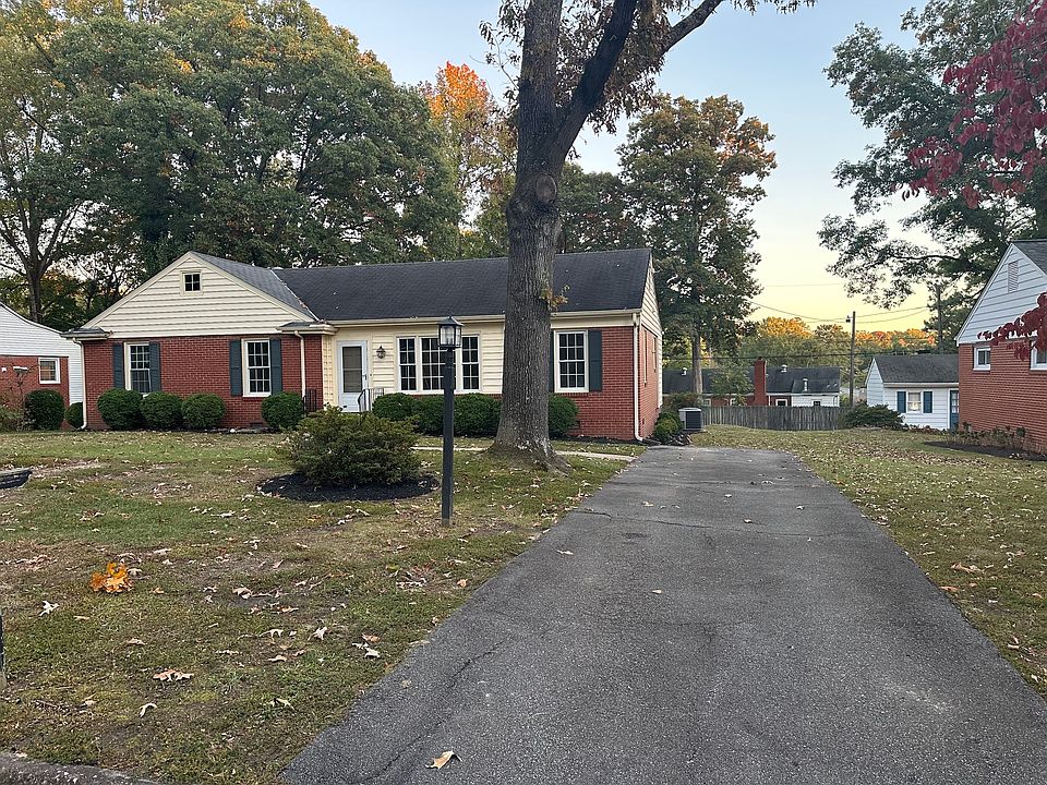 Front Elevation with off street parking.