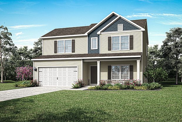 The Graham has a spacious 2-car garage and two stories