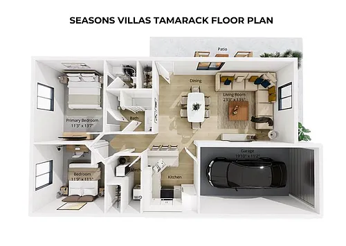 Floor plan Diamond Tamarack