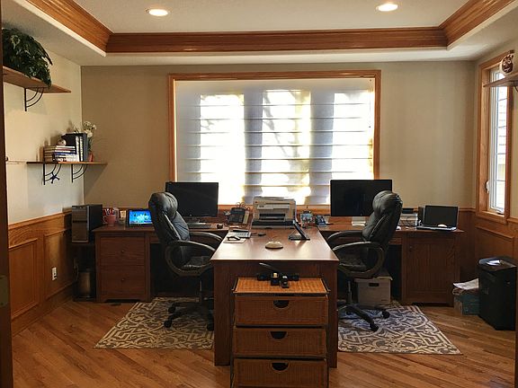 Office with Custom Desk