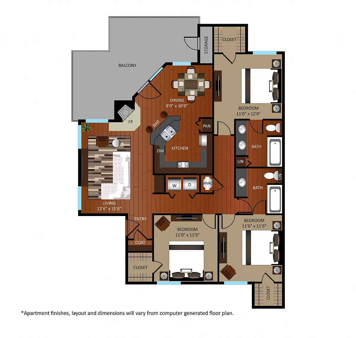 Floor plan C1