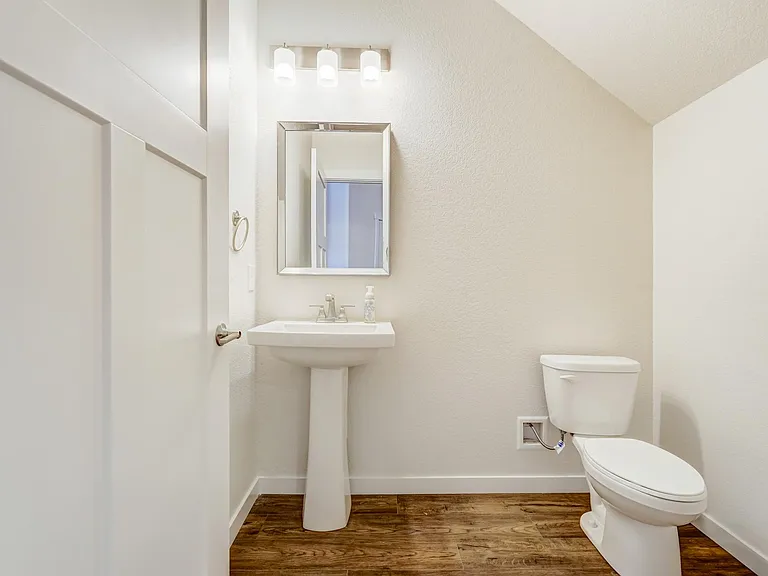 Powder room on main level