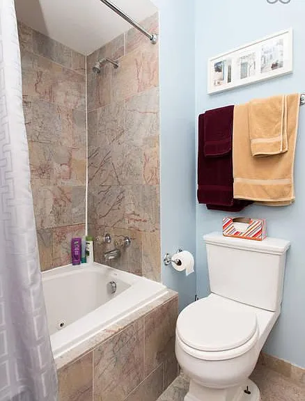 Marble bathroom with Jacuzzi tub