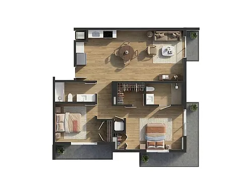 Floor plan B3