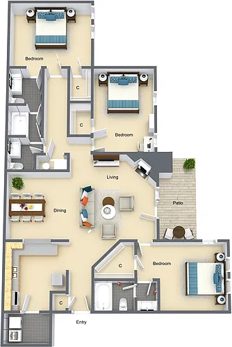 Floor plan Willow