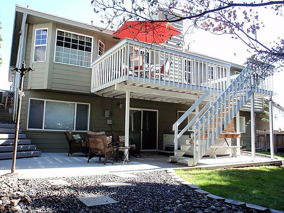Deck and patio