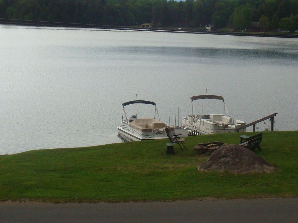 Dock directly across street