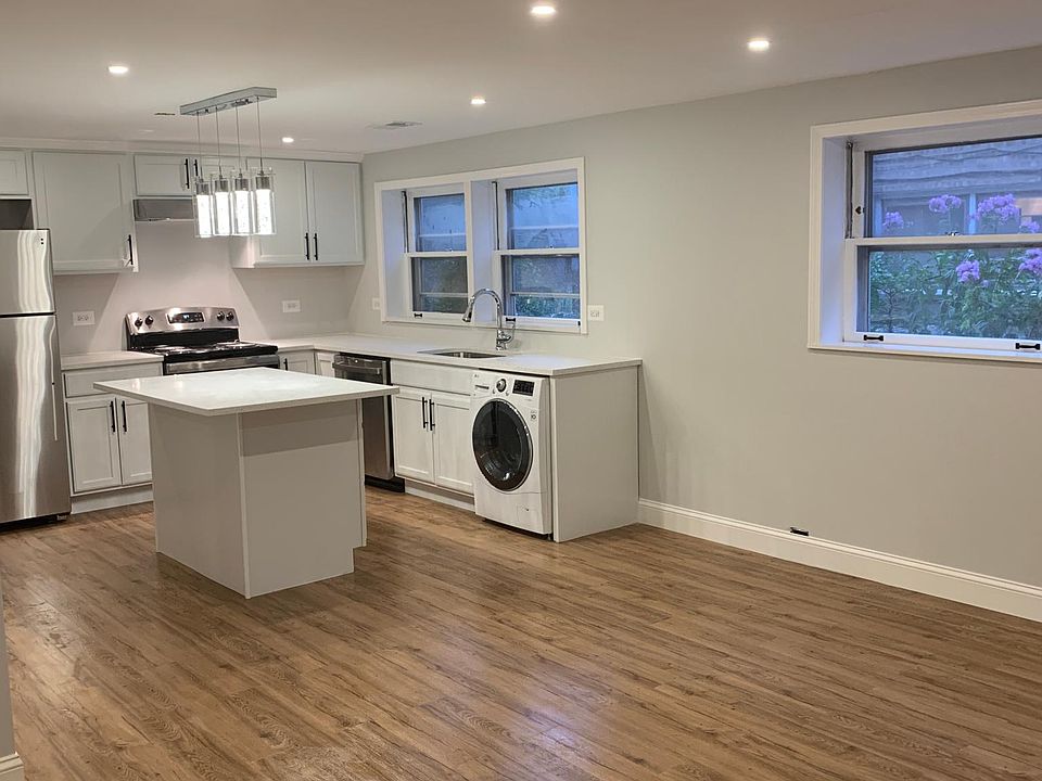 View from Entry into Open concept kitchen.