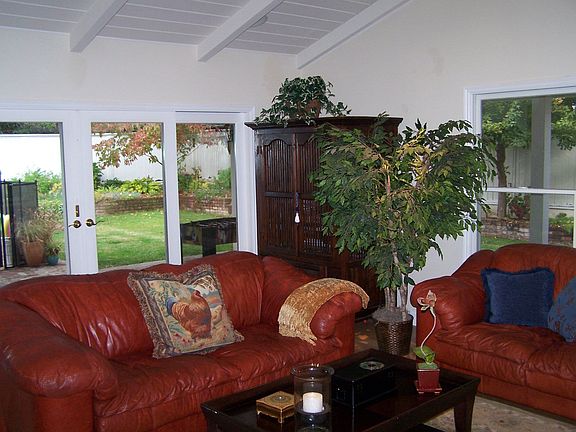 Family room with fireplace