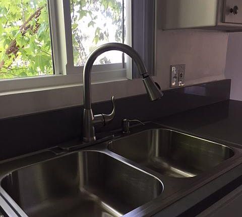 New sink and faucet
