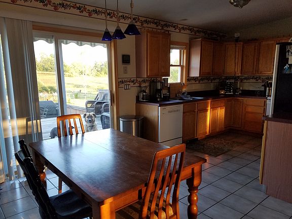Eat in kitchen leads to large deck