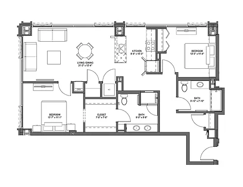 Floor plan C8