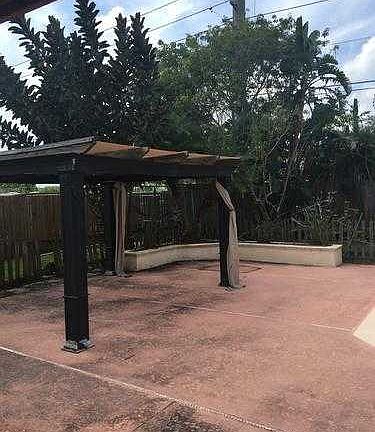 Patio in rear