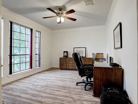 LARGE OFFICE WITH FRENCH DOORS.