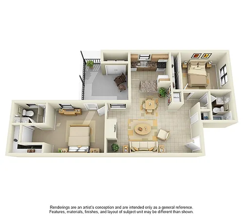 Floor plan B2 - Jamaica