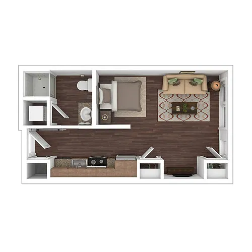 Floor plan E1 - SMART Housing