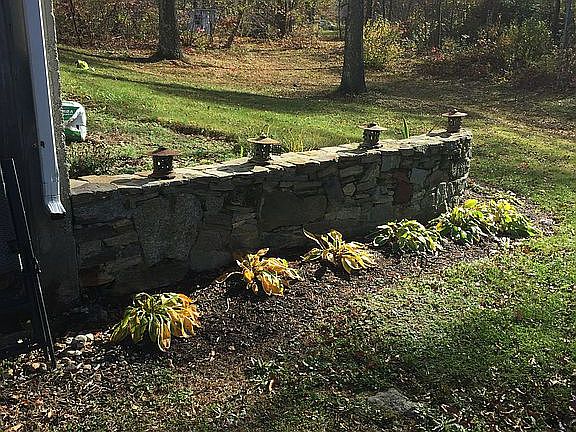 Stone wall one of many