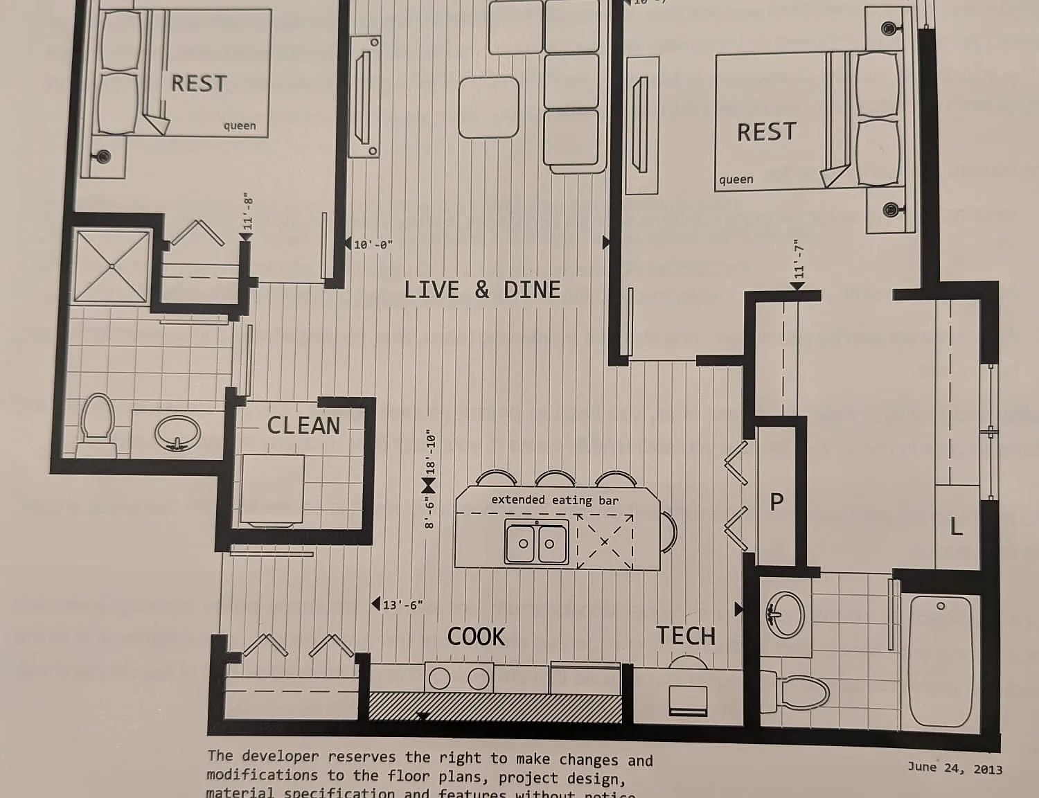 2 bed, 897 sqft, $1,650 — Photo 1
