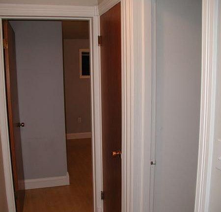 Hallway showing molding details