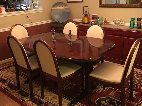 Dining room with pass thru to kitchen