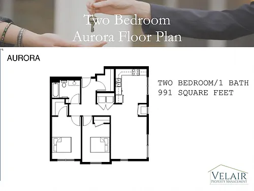 Floor plan 2 Bedrooms