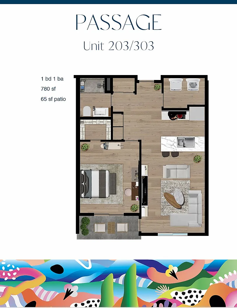 Floor plan 203