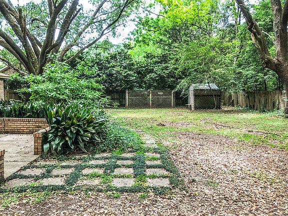 Large backyard