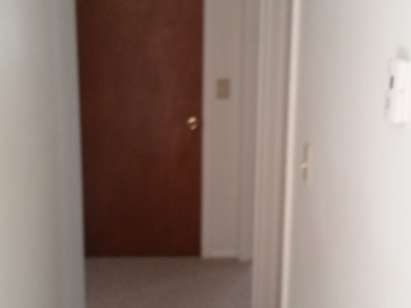 hall way with storage closet