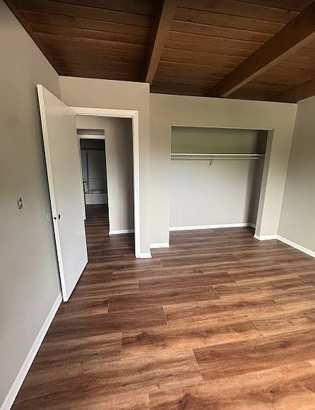 bedroom closet view (will have doors)