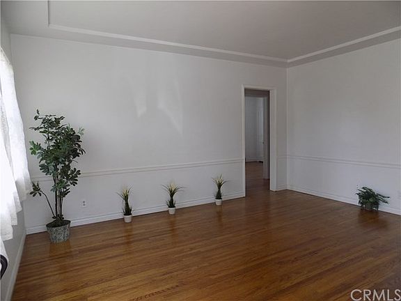 spacious living room with hardwood floors