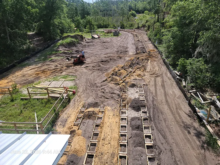 driveway & landscape ongoing