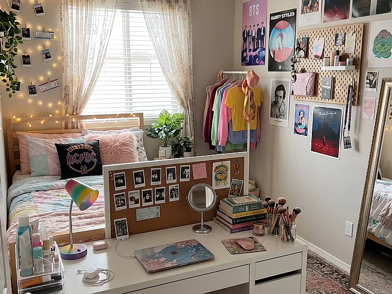 Upstairs bedroom #2 (staged)