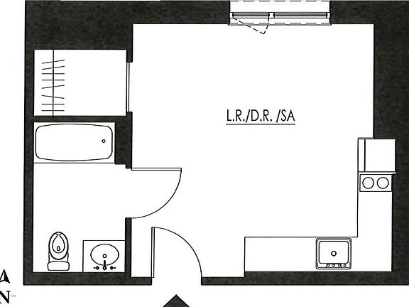 2nd image of 266 W 96th St #401