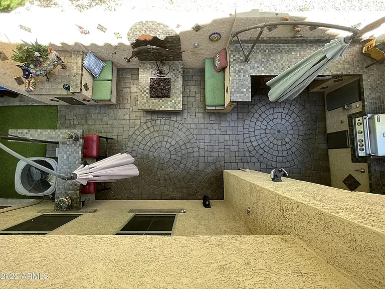 Patio from above!