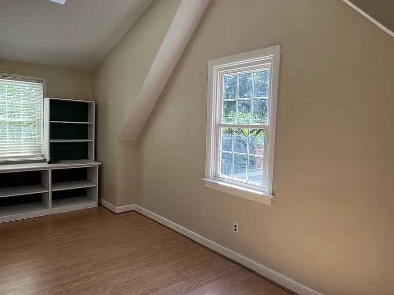 2nd floor bedroom top right ,shelving can stay or not