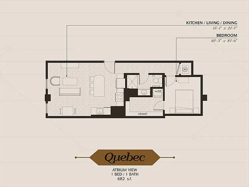 Floor plan Quebec