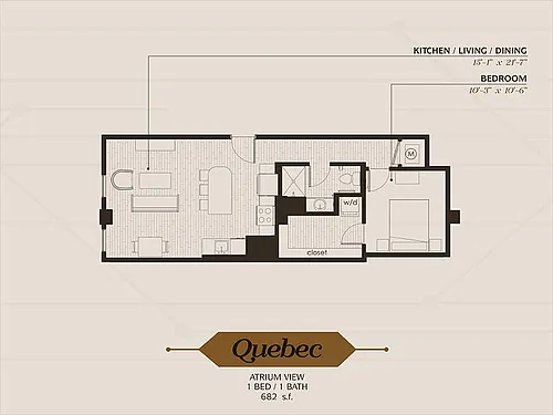 Floor plan Quebec