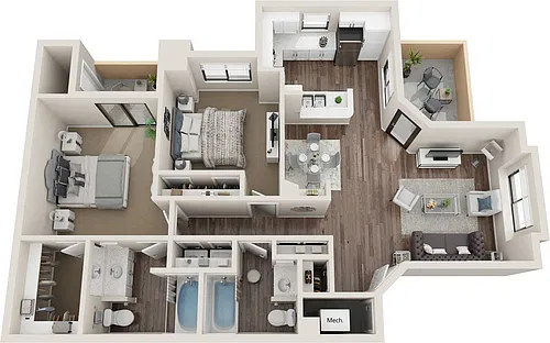 Floor plan B1