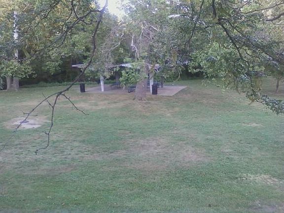 Picnic area across the street