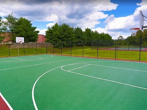 Basketball and Tennis Court