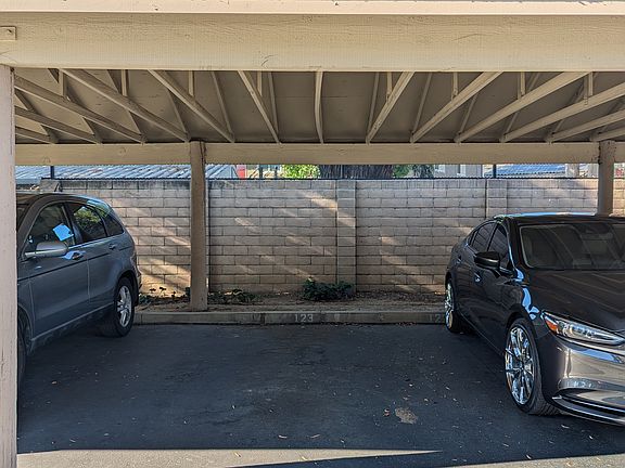 Covered carport parking