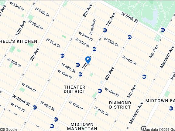 3rd image of 150 W 51st St APT 1214