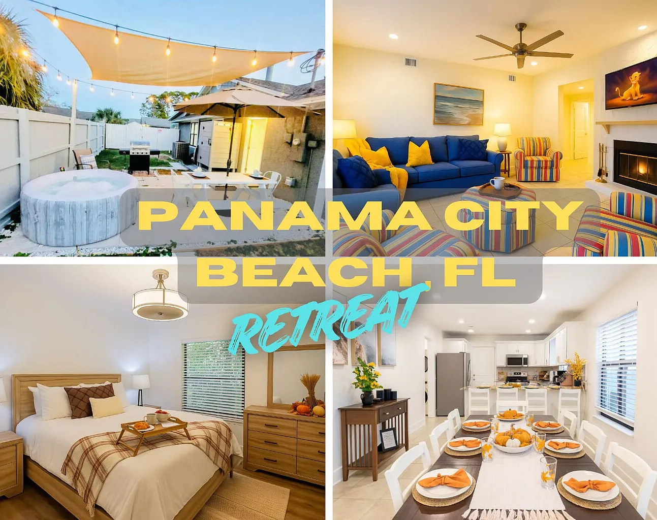 Best Location!|4 Bd Jacuzzi -Bbq Panama City Beach — Photo 1