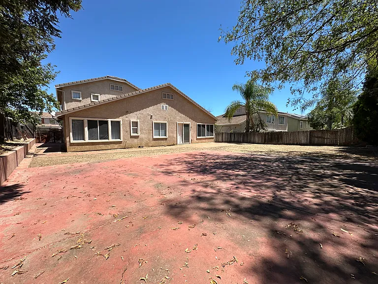 Large backyard
