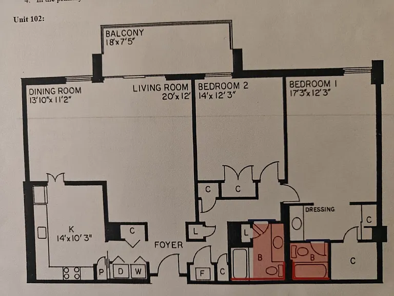 Condo Layout/Dimensions