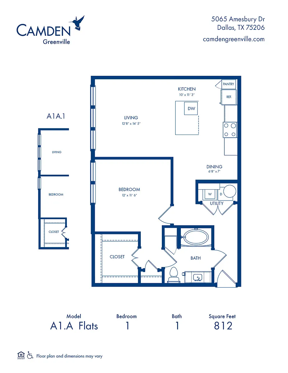 Floor plan A1A Flats