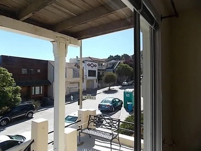 View out window