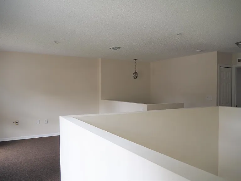 Open area on second floor.