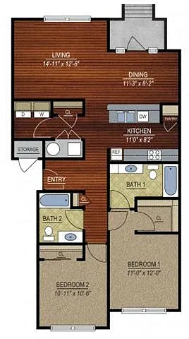 Floor plan B1